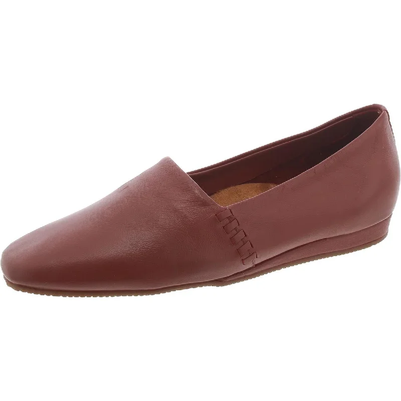 Loafers with light sole linings -SoftWalk Womens Faux Leather Plain Loafers