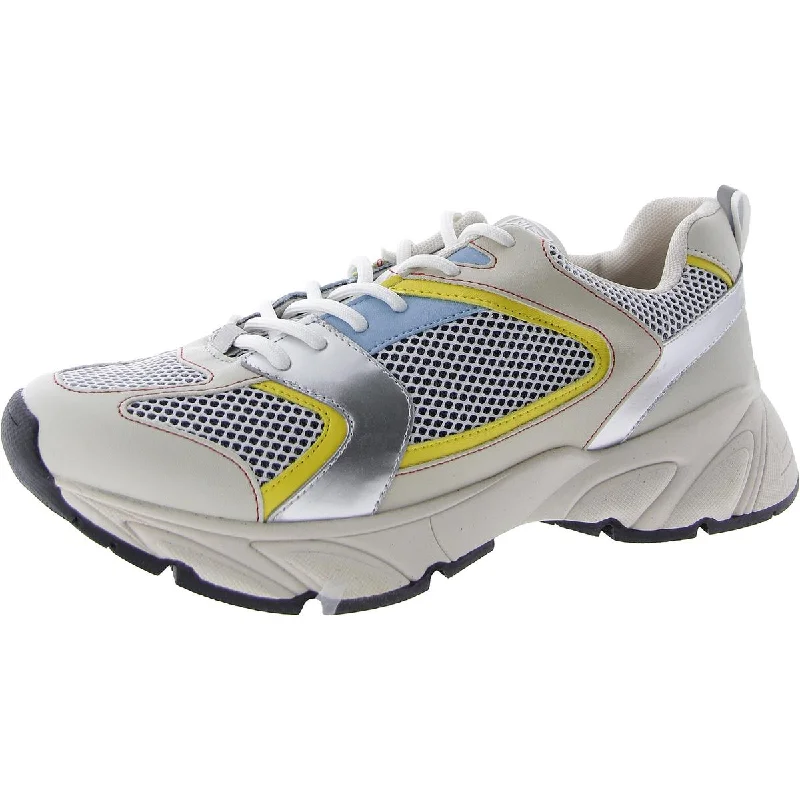 Running shoes with bold logos -Steve Madden Mens Issac Mesh Workout Running & Training Shoes