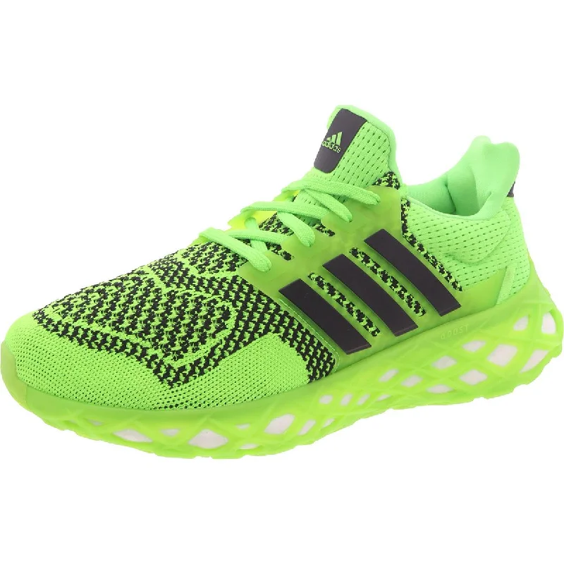 Running shoes for speed exercises -Adidas Mens ULTRABOOST WEB DNA Trainer Fitness Running & Training Shoes