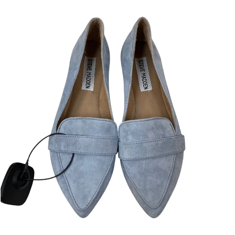 Flats for remote workers -Shoes Flats By Steve Madden In Blue, Size: 5