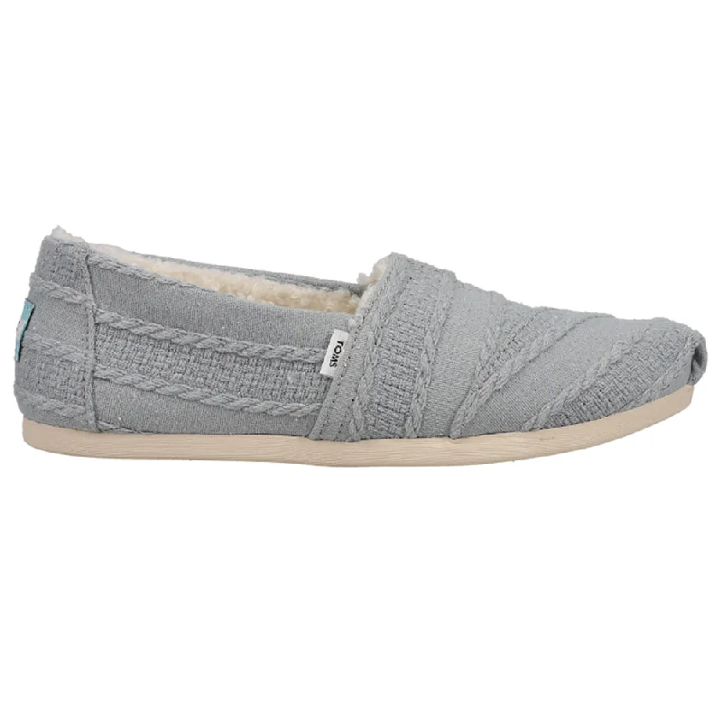 Slip-on flats for quick wear -Alpargata Cozy Knit Slip On Flats