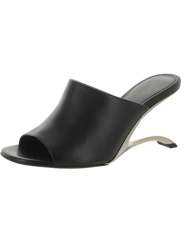 High heels for daily wear -Womens Leather Mules