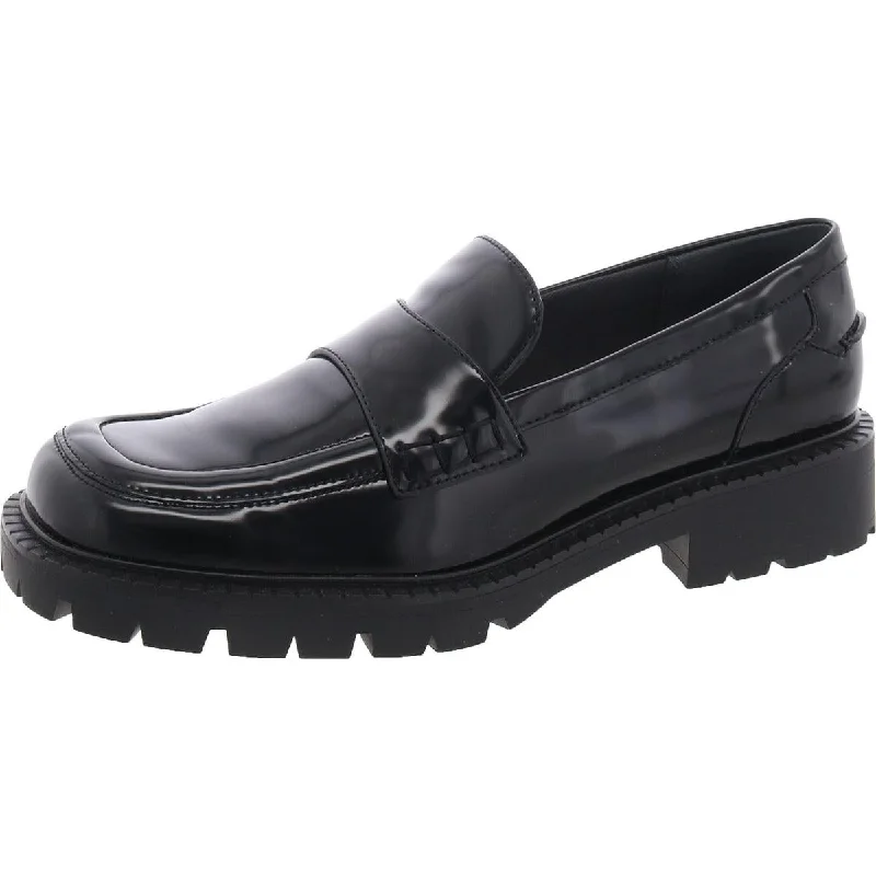 Loafers with tough heel supports -Sarto Franco Sarto Womens Darby Patent Slip-On Loafers