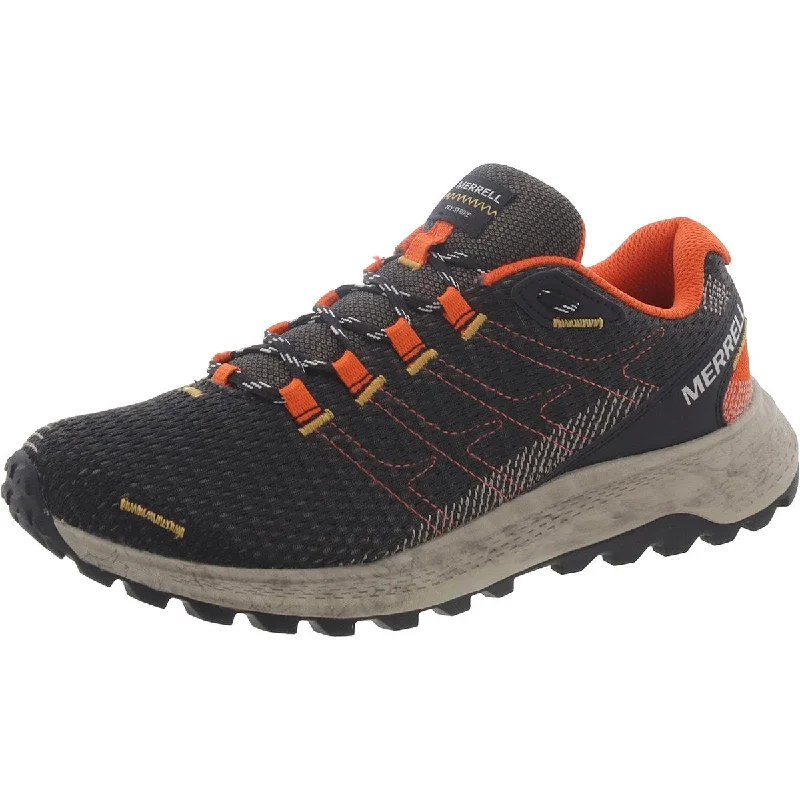 Running shoes with slip-resistant soles -Merrell Mens Fly Strike Mesh Breathable Running & Training Shoes