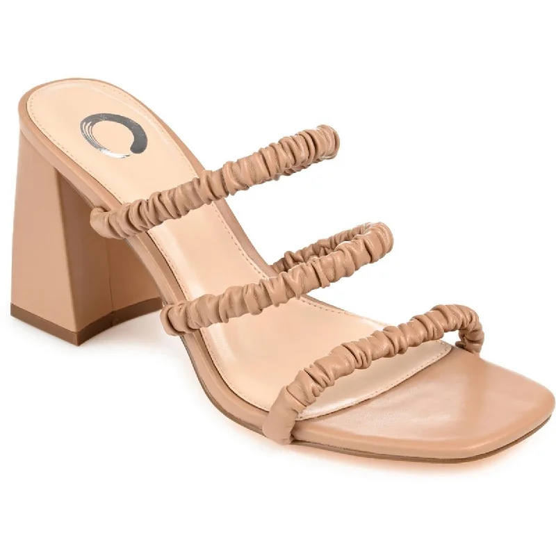 Sandals with short shore repose -Journee Collection Womens Reagaan Faux Leather Strappy Sandals