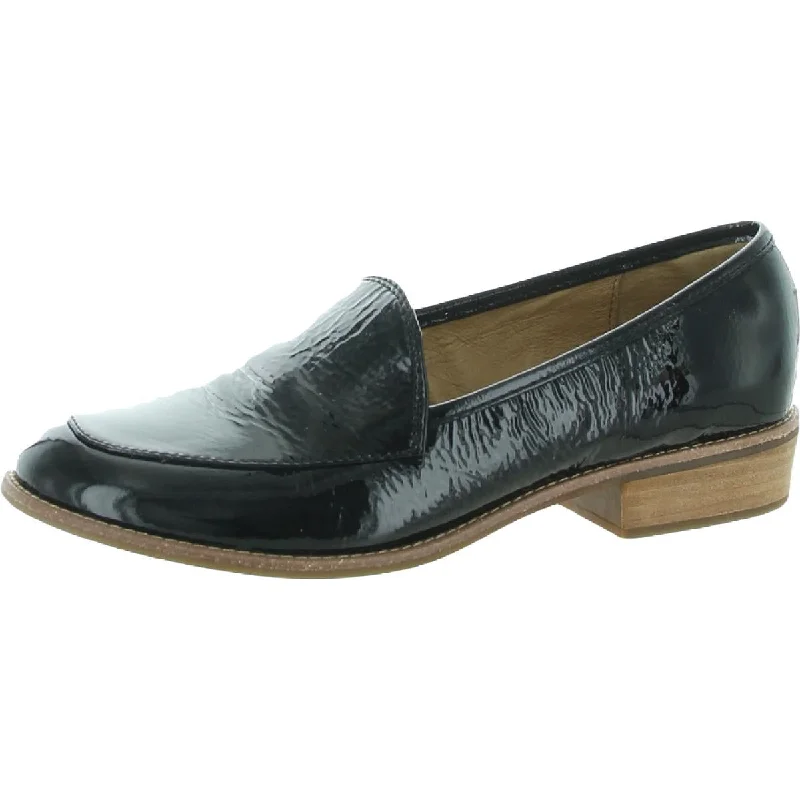 Loafers with steady heel linings -Sofft Womens Napoli Patent Leather Arch Support Loafers