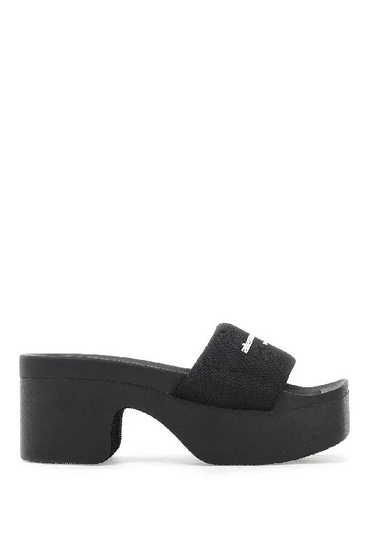 Alexander Wang Platform Mules With Elevated