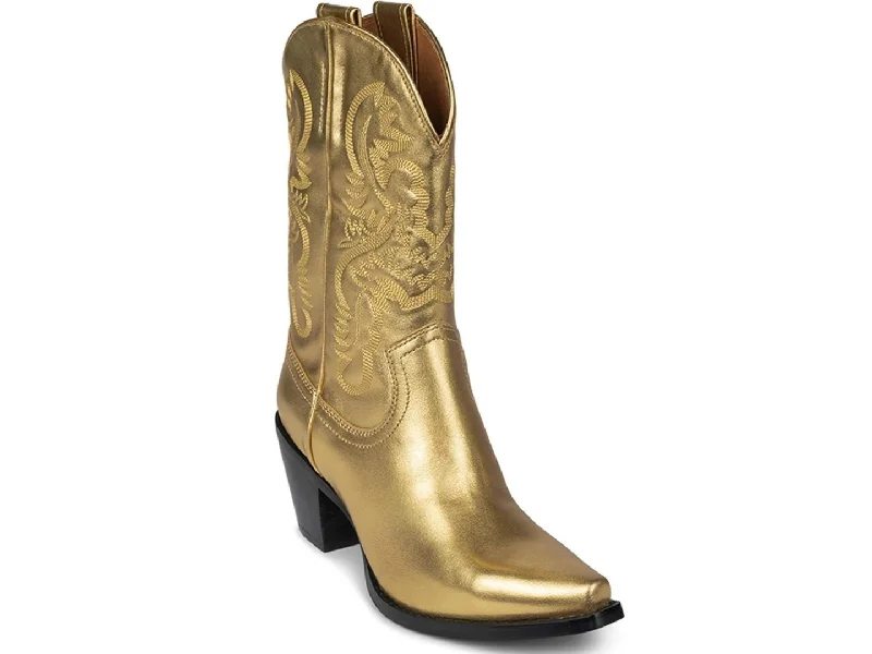 Boots for women with foot swelling -Jeffrey Campbell: Rancher in Gold