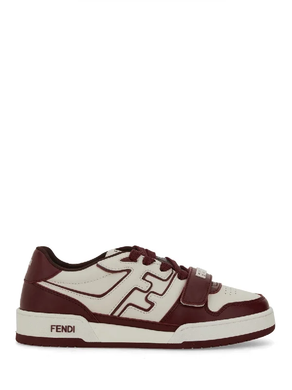 FENDI Premium Leather Match Sneakers for Women