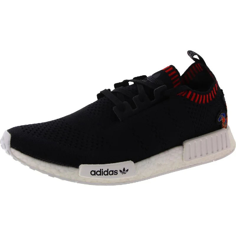 Running shoes with firm bases -adidas Originals Mens NMD_R1 PK Printed Lace-Up Running & Training Shoes