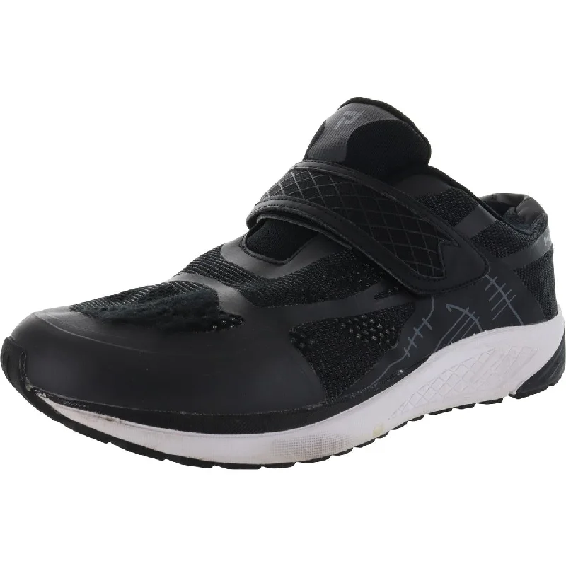 Running shoes with steep runs -Propet Mens One Strap Fitness Comfort Running & Training Shoes