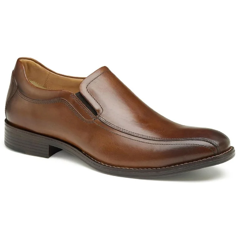 Loafers with light airy soles -Johnston & Murphy Mens Lewis Leather Slip On Loafers