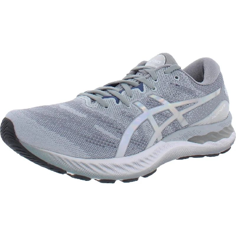 Running shoes with ventilated uppers -Asics Mens Novablast Fitness Workout Running Shoes