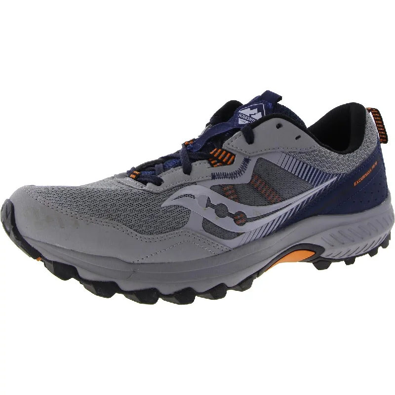 Running shoes with synthetic uppers -Saucony Mens Fitness Workout Running & Training Shoes