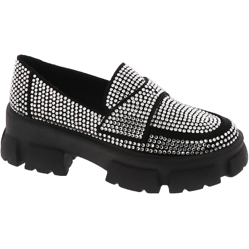 Loafers for women with toe soothing -Steve Madden Womens Trifecta Fashion Loafers