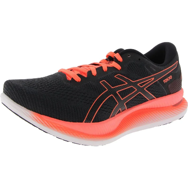 Running shoes with durable heels -Asics Mens GLIDERIDE TOKYO Trainer Fitness Running & Training Shoes