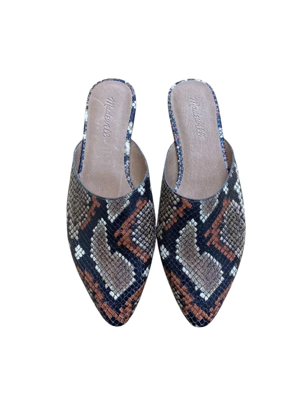 Personalized flats with initials -Shoes Flats By Madewell In Snakeskin Print, Size: 8.5