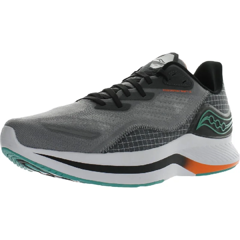 Running shoes with minimalist design -Saucony Mens Endorphin Shift 2 Mesh Gym Running Shoes