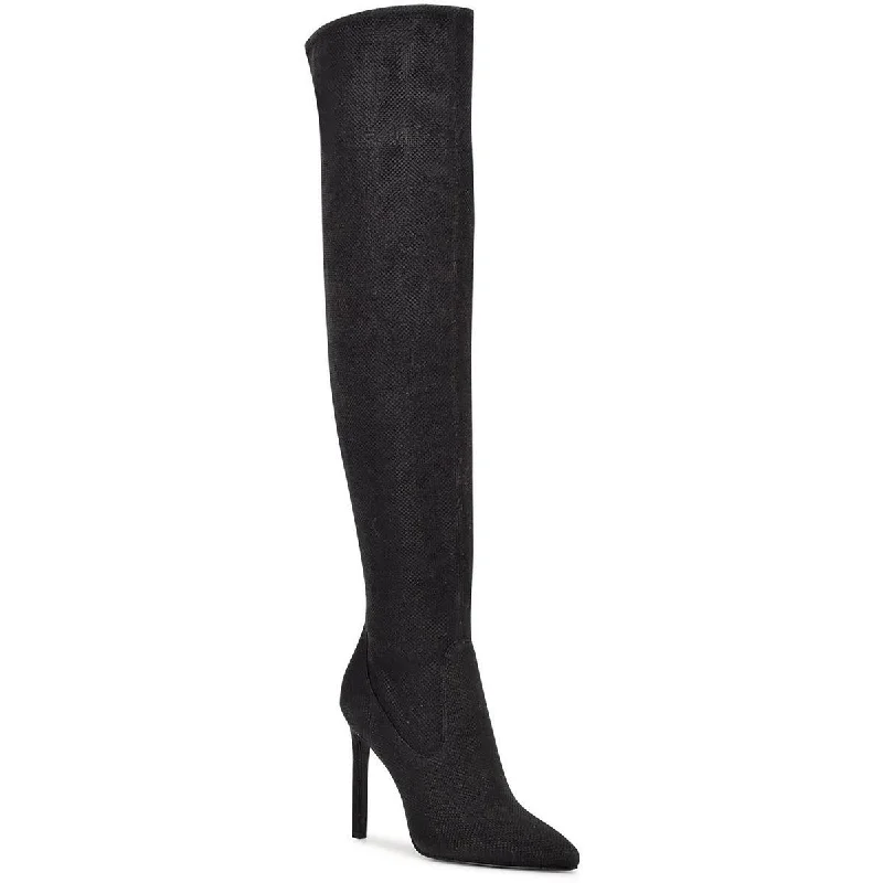 Boots for vibrant rainy looks -Nine West Womens Tacy 3 Faux leather Tall Over-The-Knee Boots