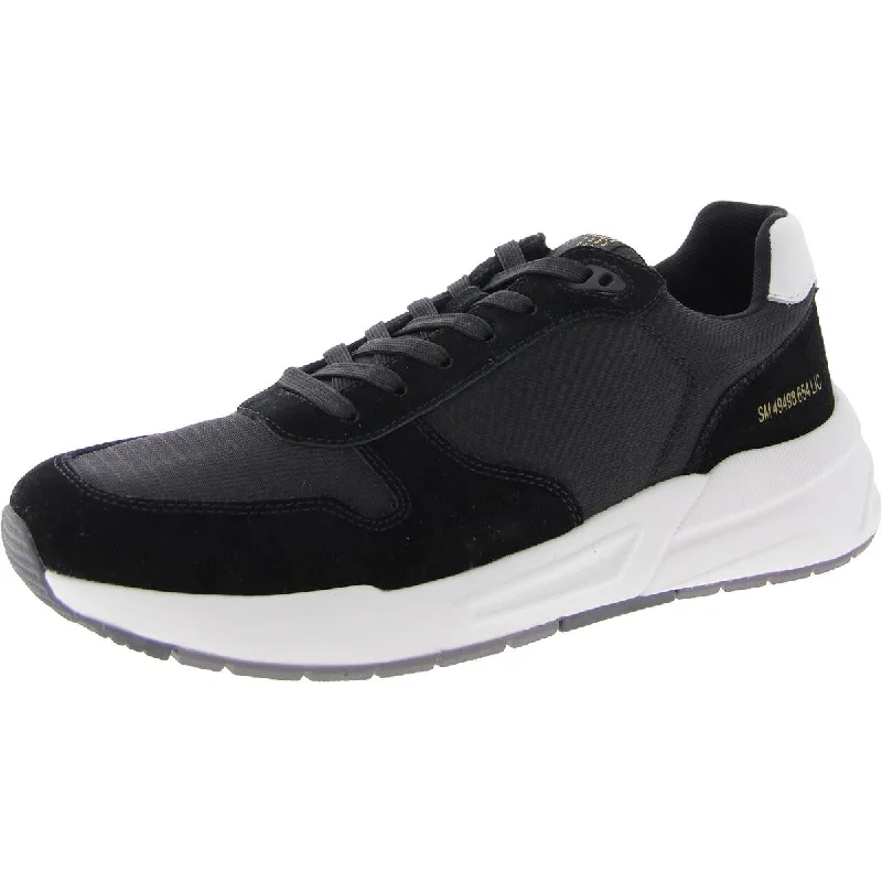 Running shoes with neutral colors -Steve Madden Mens Braddik Suede Fitness Running & Training Shoes