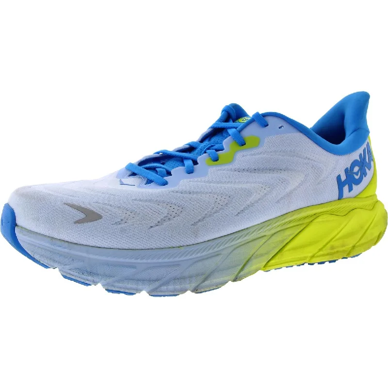 Running shoes for marathon training -Hoka One One Mens Arahi 6 Fitness Workout Running & Training Shoes