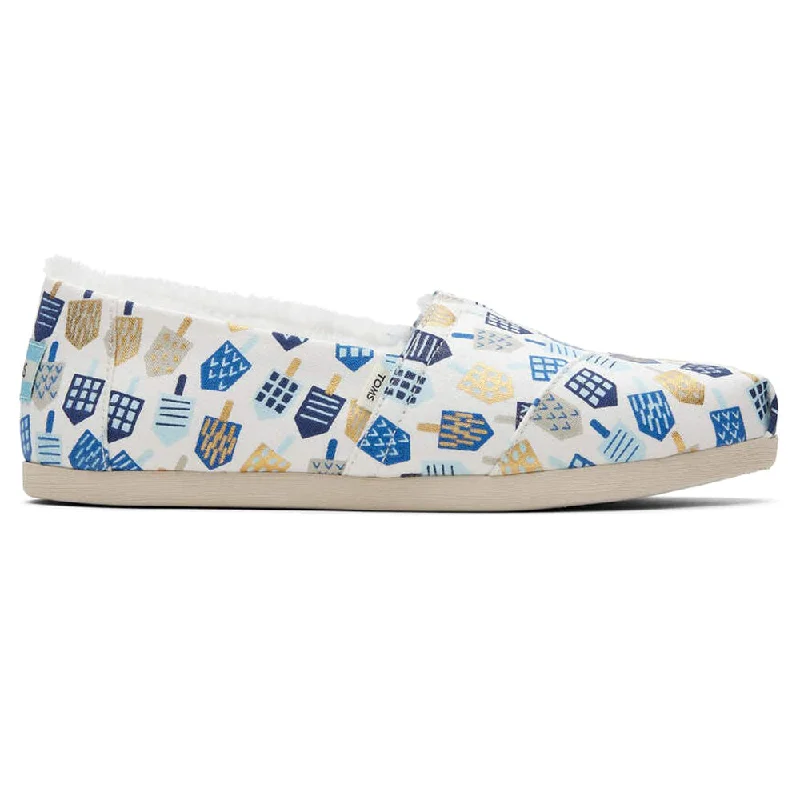 Flats with slim silhouette -Alpargata Cozy Dreidel Graphic Slip On Flats