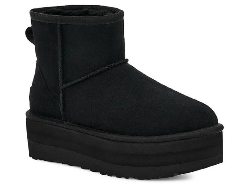 Boots for indoor dusk vibes -UGG: Classic Mini Platform in Black