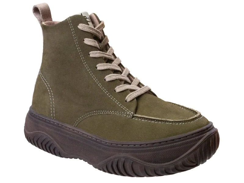 Boots with breezy canvas tops -OTBT: GORP in ELMWOOD Sneaker Boots