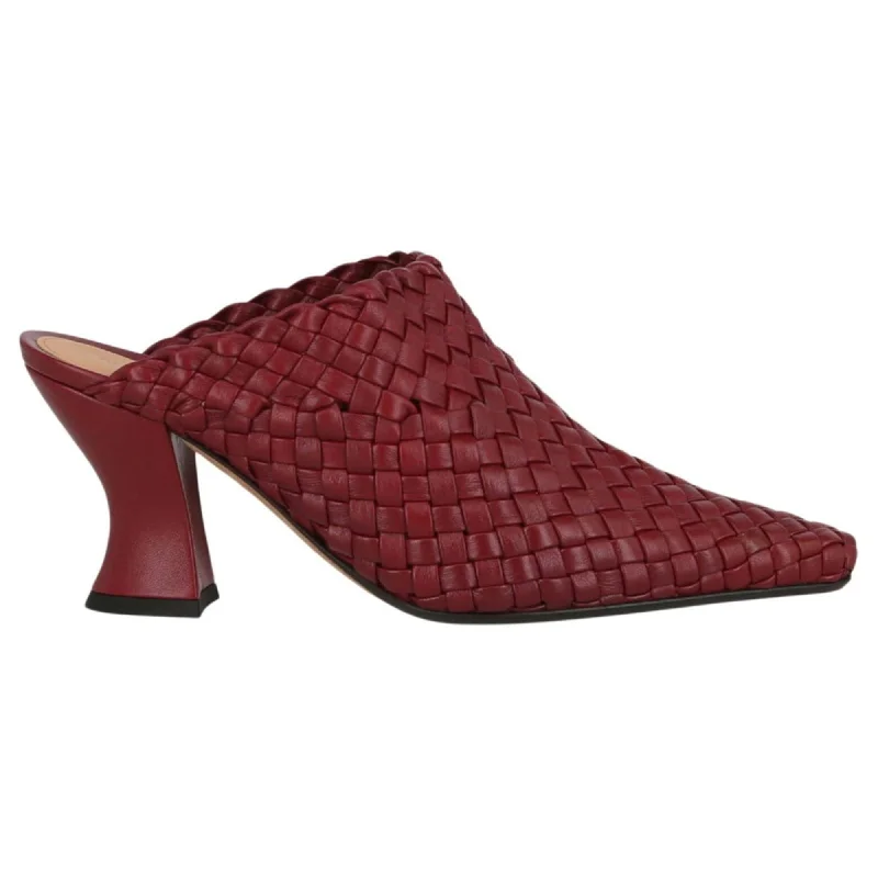 Slippers with vibrant colors -Bottega Veneta Intrecciato Leather Mules