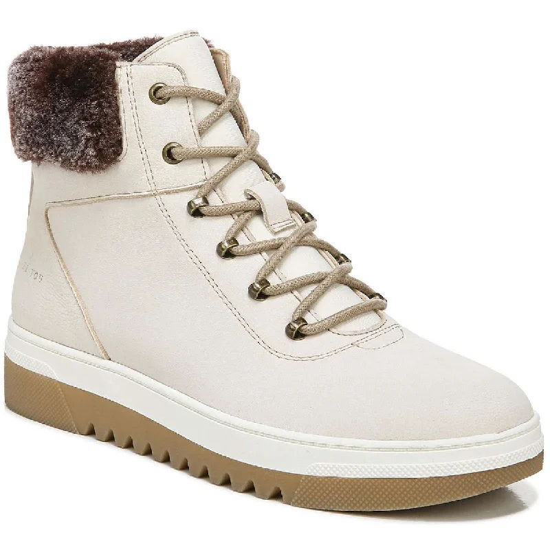 Boots for men with arch soothing -Dr. Scholl's Shoes Womens Gear Up Lace up Shearling Boots