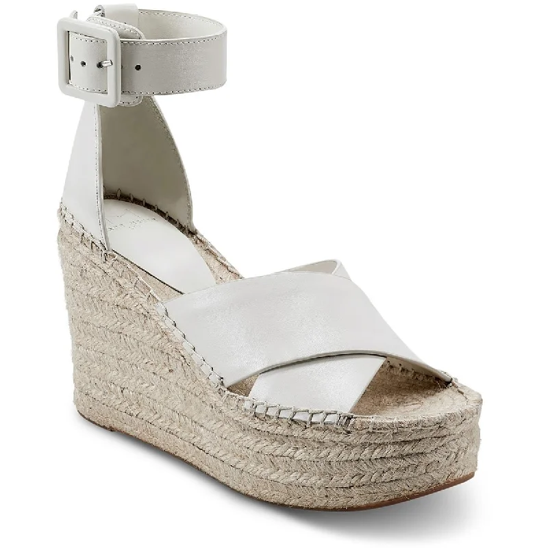 Sandals for stark shore style -Marc Fisher LTD Womens Able Leather Criss-Cross Platform Sandals