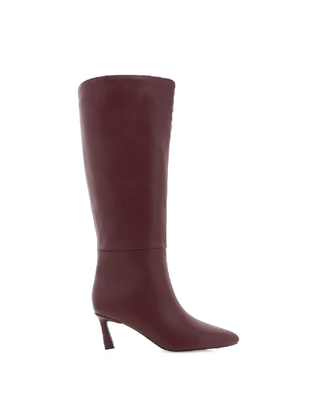 Boots for long dusk events -GRETCHEN - WINE