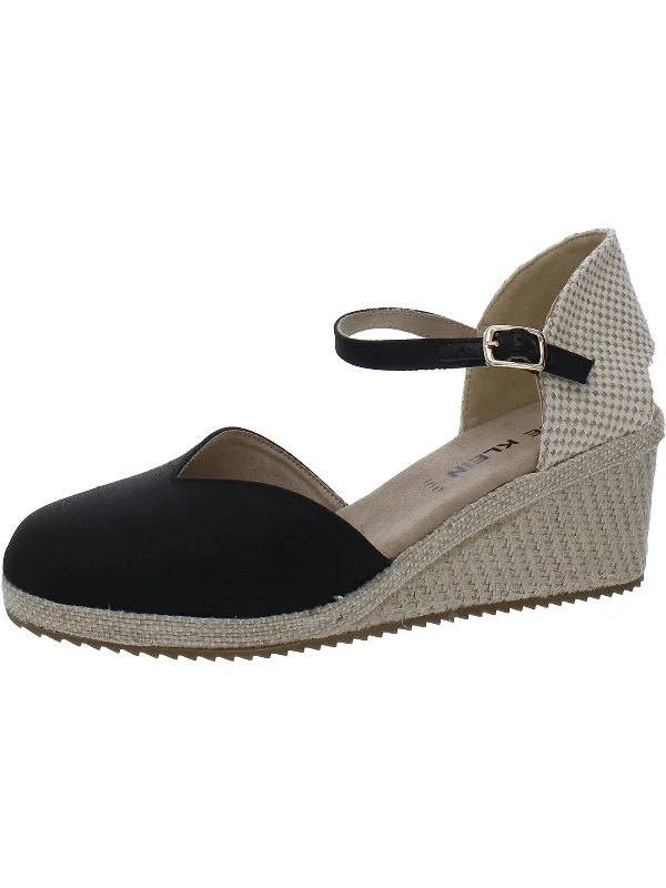 High heels for long evenings -Zana Womens Round Toe Casual Wedge Heels