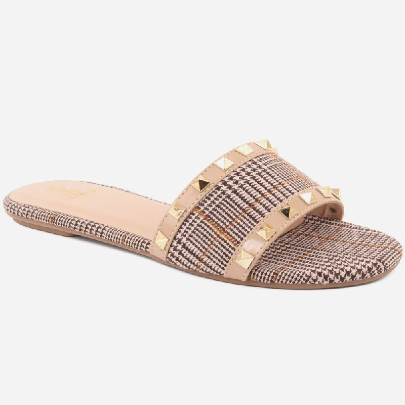 Slippers for outdoor patios -Women "LILY" Timeless Everyday Wear Slippers