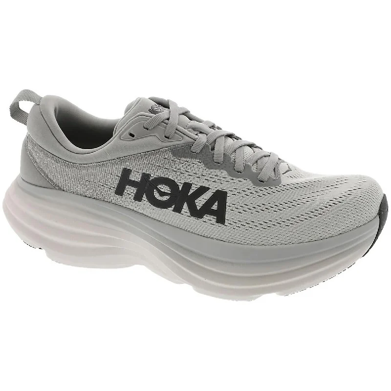 Running shoes for long-lasting wear -Hoka One One Mens Bondi 8 Fitness Workout Running & Training Shoes