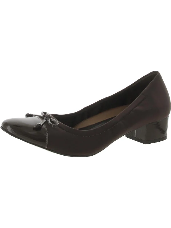 High heels for swift style -Hollis Womens Patent Slip On Pumps