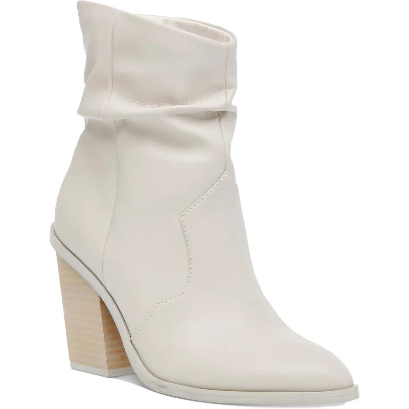 Boots for casual dusk lunches -Dolce Vita Womens Solid Block Heel Cowboy, Western Boots