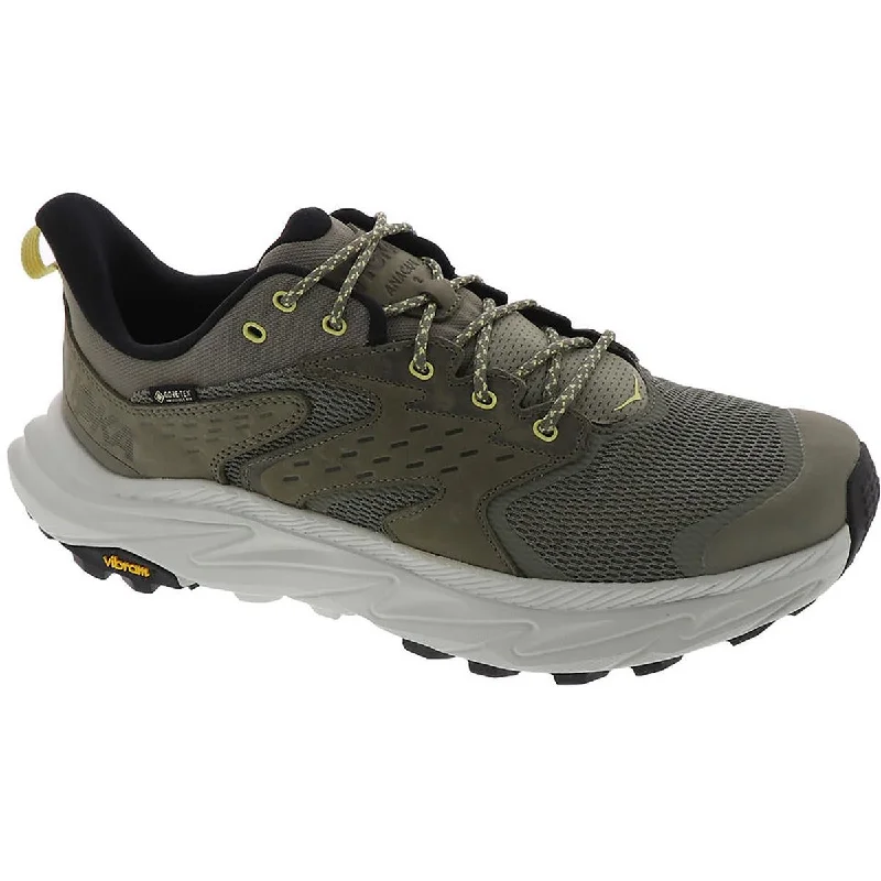 Best running shoes for plantar fasciitis -Hoka One One Mens Anacapa 2 Low GTX Leather Workout Running & Training Shoes