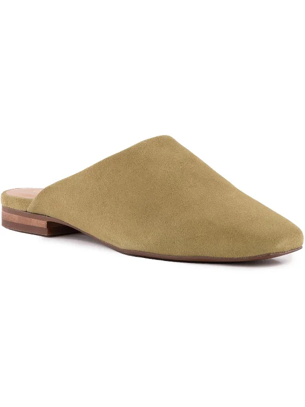 Slippers with sturdy heels -Vice Womens Square Toe Mules