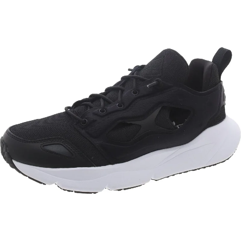 Running shoes with reliable traction -Reebok Mens FURYLITE 95 Faux Leather Trainer Running & Training Shoes