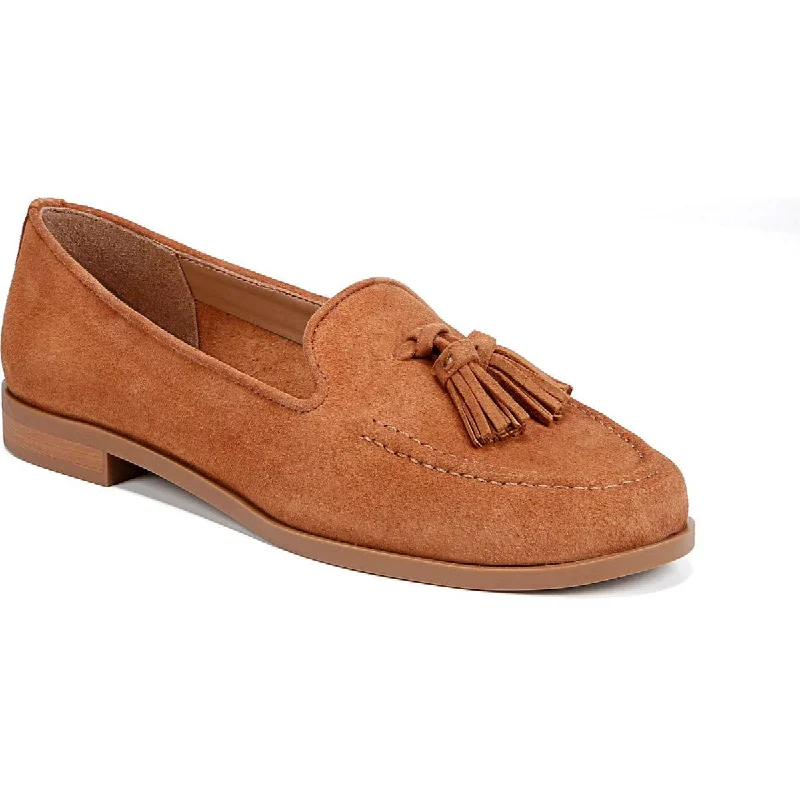 Loafers with chic heel designs -Naturalizer Womens Santana Suede Slip On Loafers