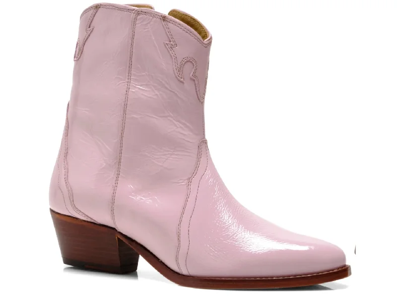 Boots for daily rainy charm -Free People: New Frontier Boot in Pink