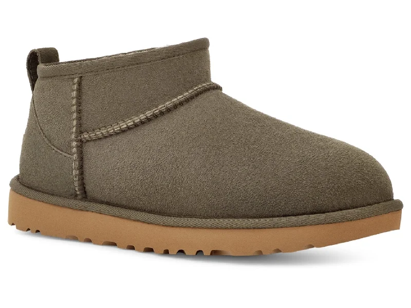 Boots for outdoor rainy vibes -UGG: Ultra Mini in Forest Night