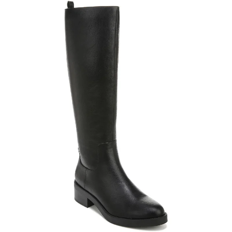 Boots with vivid sole overlays -LifeStride Womens Blythe Faux Leather Wide Calf Knee-High Boots