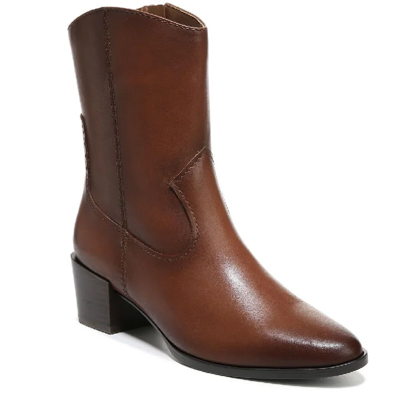 Boots with breezy sole fabrics -Naturalizer Womens Gaby Leather Cowboy, Western Boots