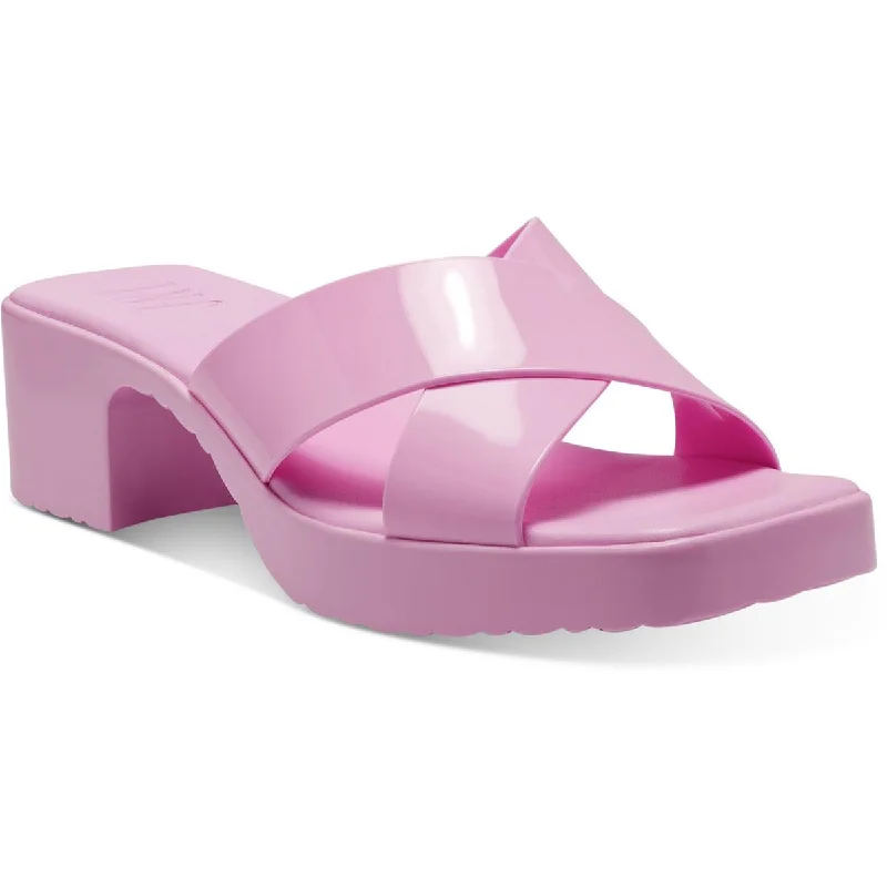 Prime sandals for beach strolls -INC Womens Rosalie Criss-Cross Front Square Toe Jelly Sandals