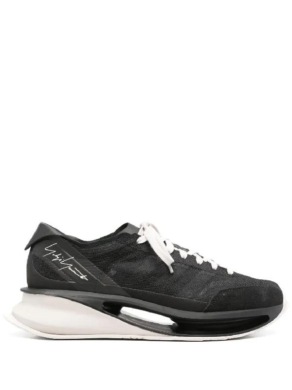 Y-3 Chunky Panelled Mesh Sneakers for Men