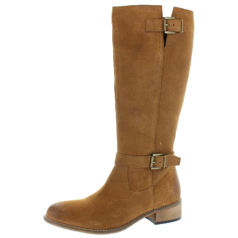 Boots with sleek heel designs -Earth Womens Woodland Hardwick Suede Knee-High Riding Boots