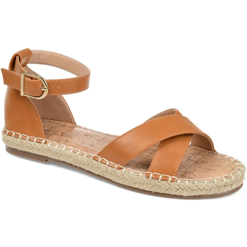 Deal sandals with shore repose -Journee Collection Womens Lyddia  Faux Leather Buckle Strappy Sandals