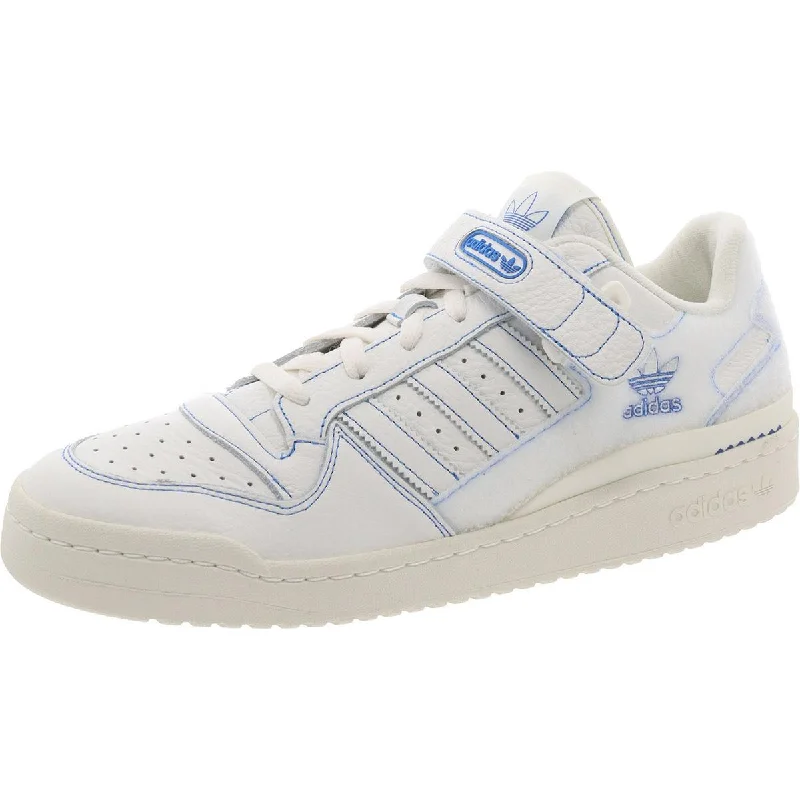 Running shoes for tough hikes -Adidas Mens FORUM LOW Leather Trainer Running & Training Shoes